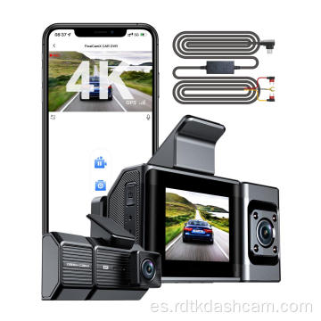 Esta máquina de grabación dual dual e interna dashcam